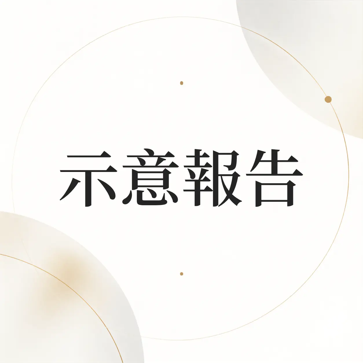 示意報告