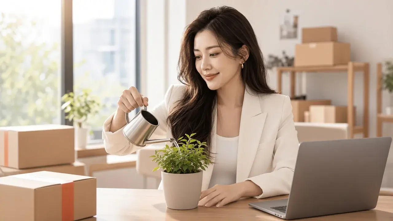 女性思考經營策略，對應「我現在會怎麼決定下一個功能？」