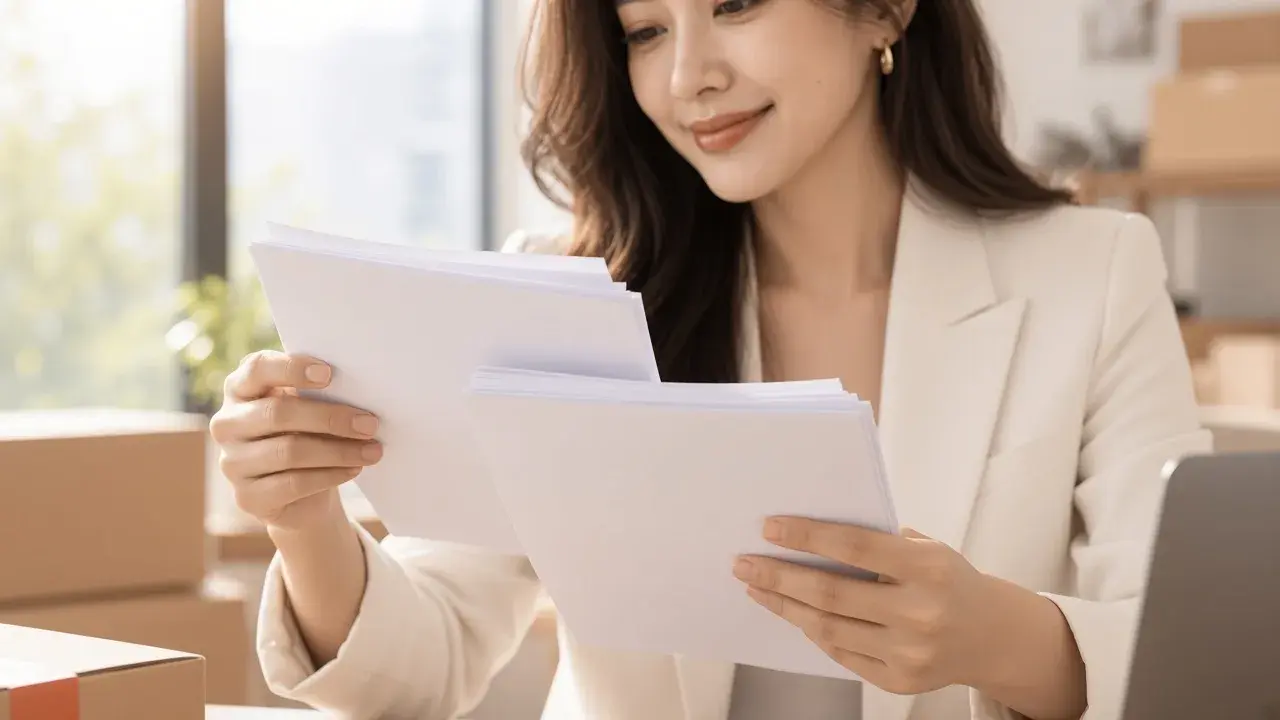 女性核算成本與金流，對應「電商最容易漏掉哪些成本？」
