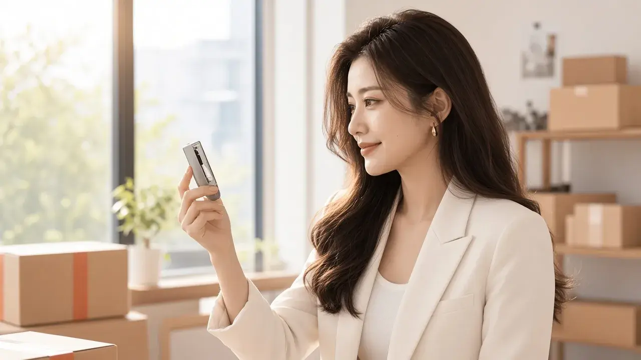 女性整理倉庫庫存,對應「補貨前檢查 5 件事」