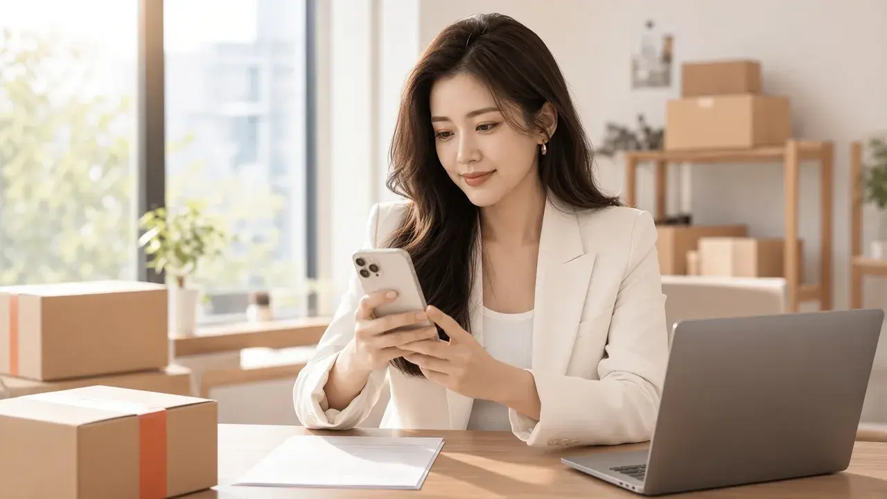 女性與顧客溝通，對應「先建立成熟的事件 cohort」
