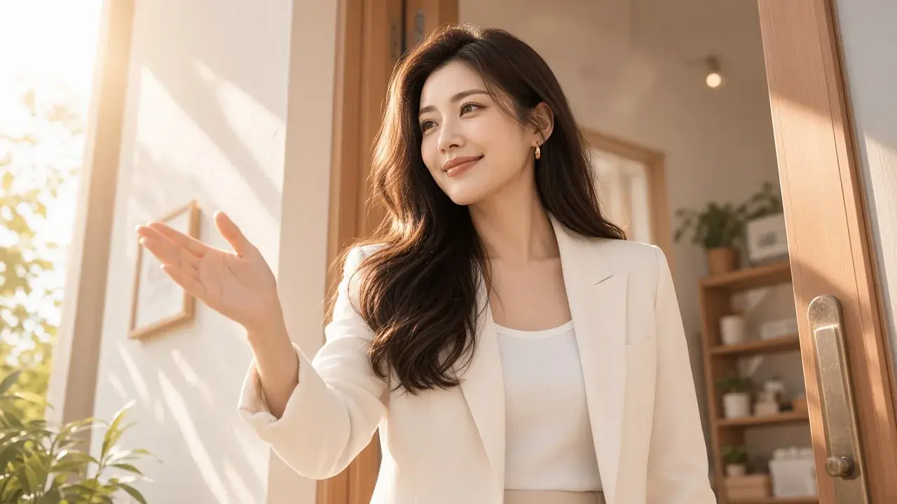 女性與顧客溝通,對應「點這邊吧,現在有 100多萬筆名單了: https://nodohello.com.tw/product/all_order_customer_list/」