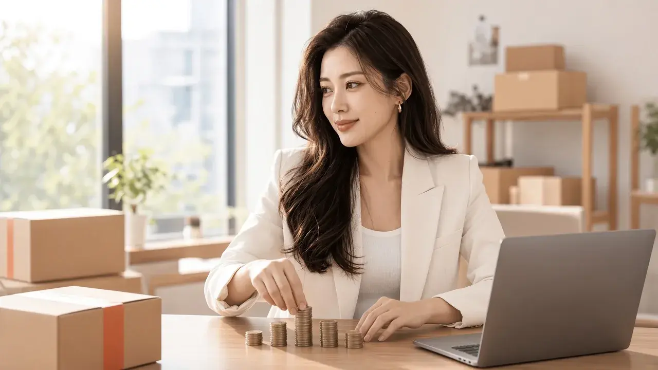 女性核算成本與金流，對應「什麼情況不適合追求高單價？」
