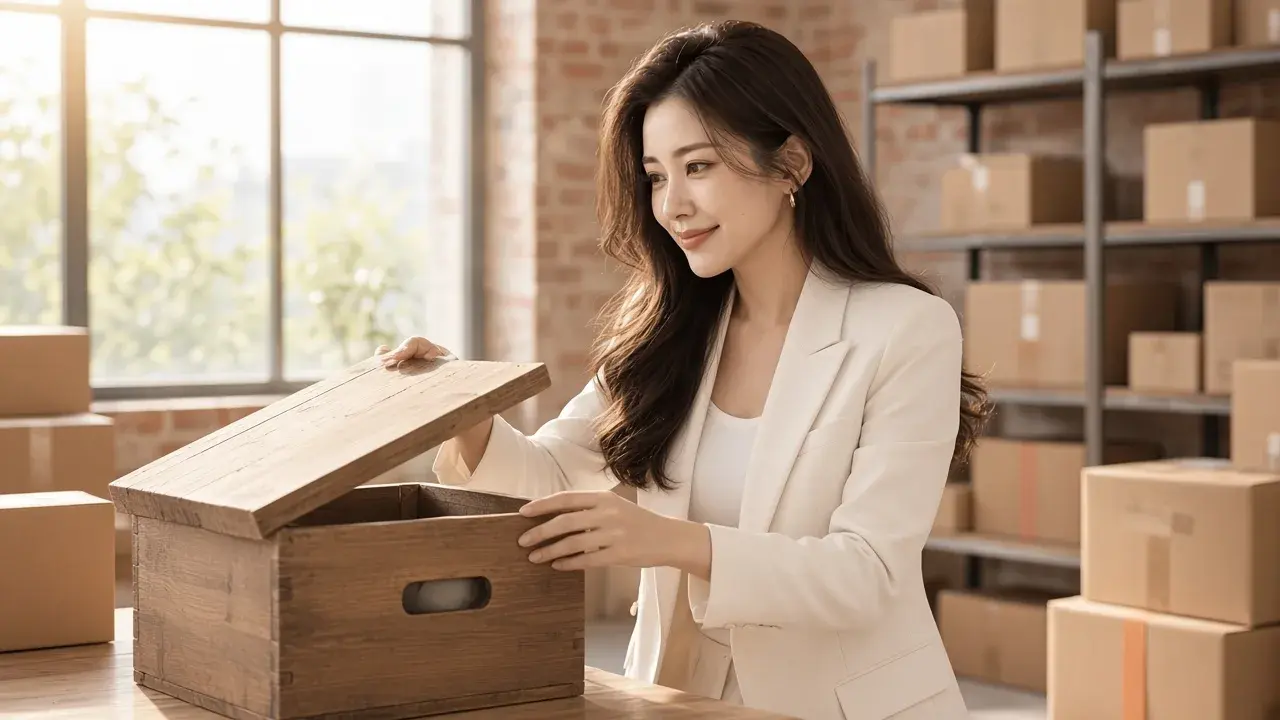 女性整理倉庫庫存，對應「五個必做的資料檢查」