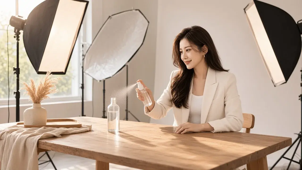 女性準備商品與拍攝，對應「最小可用的 UTM 規則」