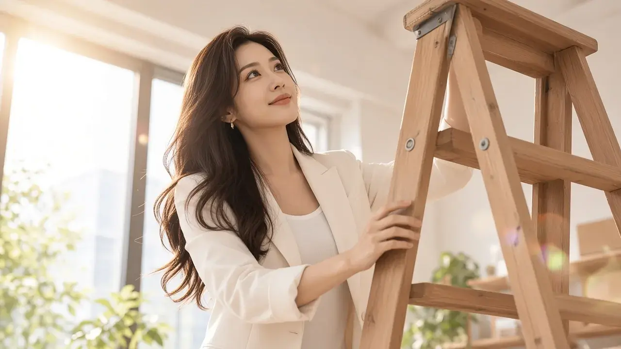 女性確認風險與合約,對應「遇到追問時,我會怎麼回答?」